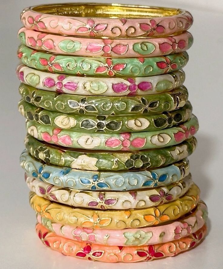 Meenakari Bangle Set